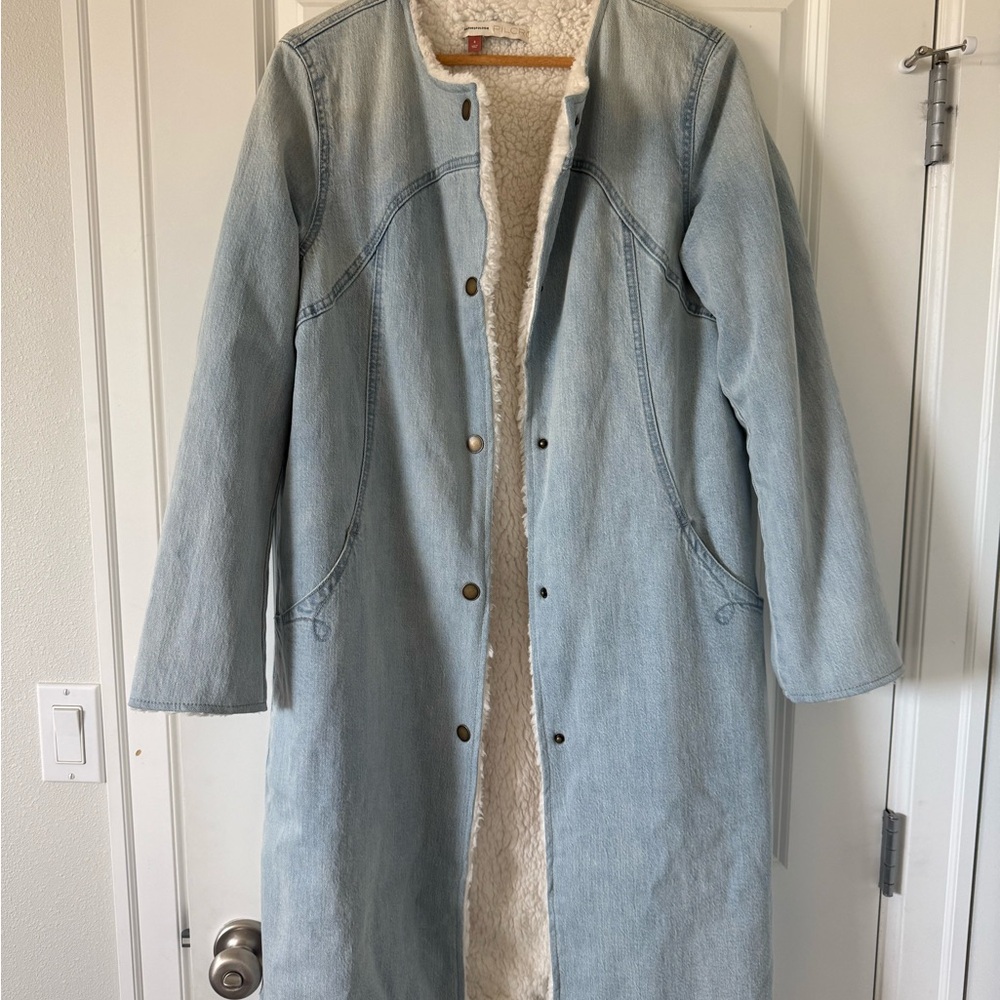 Anthropologie Pilcro Denim Coat